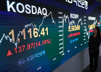 La Bolsa de Corea del Sur esta madrugada subió un 9,63%.