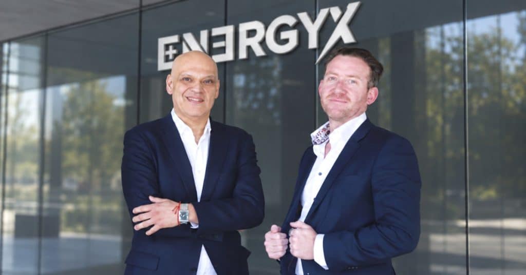 Juan Carlos Barrera, presidente de Litio para Sudamérica de EnergyX, y Teague Egan, fundador y CEO de EnergyX.