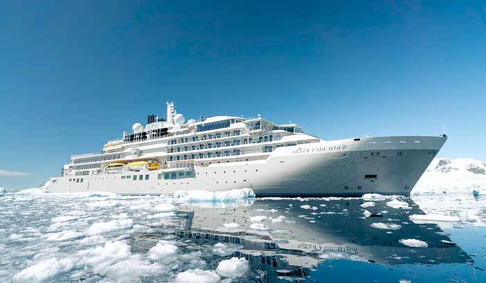El crucero antártico Endeavour de Silversea.